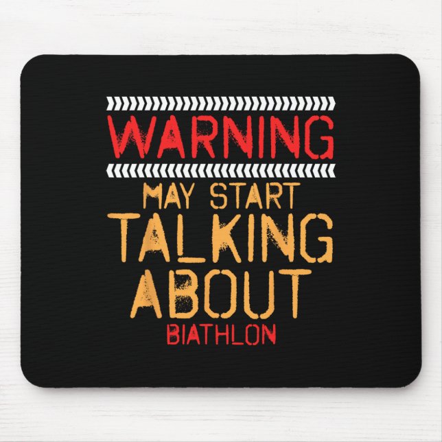 Warnung kann beginnen, über Biathlon Challenge zu  Mousepad (Vorne)