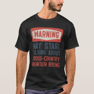 Warnung kann beginnen, über den Mund zwischen Länd T-Shirt