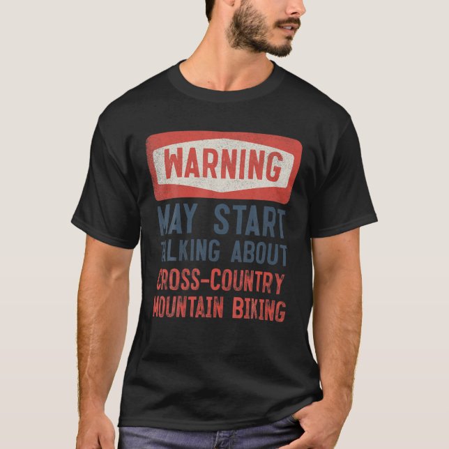 Warnung kann beginnen, über den Mund zwischen Länd T-Shirt (Vorderseite)