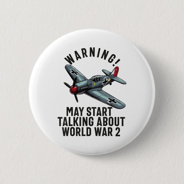 Warnung kann beginnen, über WW2 Weltkrieg 2 Hi zu  Button (Vorderseite)