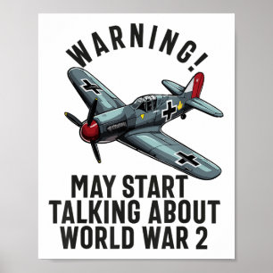 Warnung kann beginnen, über WW2 Weltkrieg 2 Hi zu  Poster