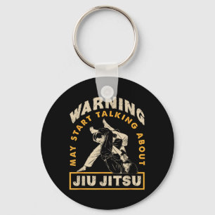 Warnung Kann damit beginnen, über Jiu Jitsu Martia Schlüsselanhänger