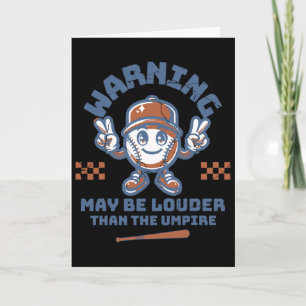 Warnung kann lauter sein als das Umpire Game Day B Karte
