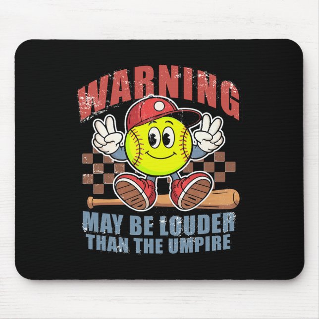 Warnung kann lauter sein als der Schiedsrichter Ga Mousepad (Vorne)