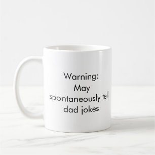 "Warnung: Kann spontan Vater Witze erzählen" Funny Kaffeetasse
