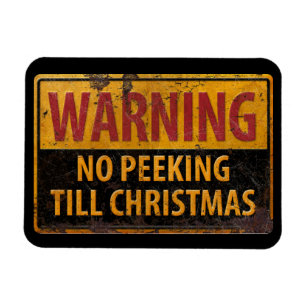 Warnung: Keine Pausen bis Weihnachten nicht unters Magnet