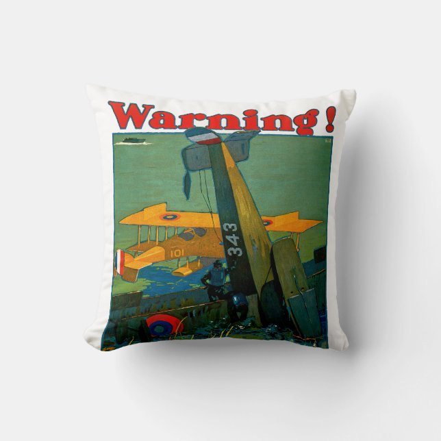 Warnung! Kissen (Vorderseite)