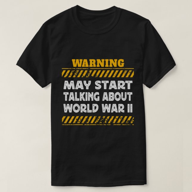 Warnung könnte beginnen, über die Geschichte des Z T-Shirt (Design vorne)