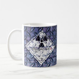 Warnung! Korrodierte radioaktive Katze.1 Zeichen - Kaffeetasse