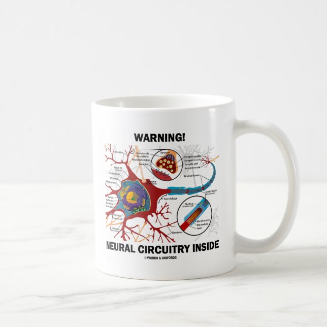 Warnung! Neurales Schaltkreis-Innere Kaffeetasse (Rechts)