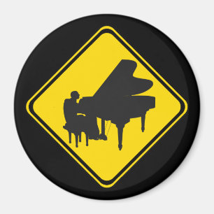 Warnung: Piano Player Ahead! Magnet