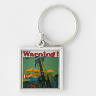 Warnung! Schlüsselanhänger