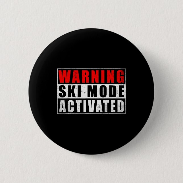 Warnung Skimodus aktiviert 1  Button (Vorderseite)