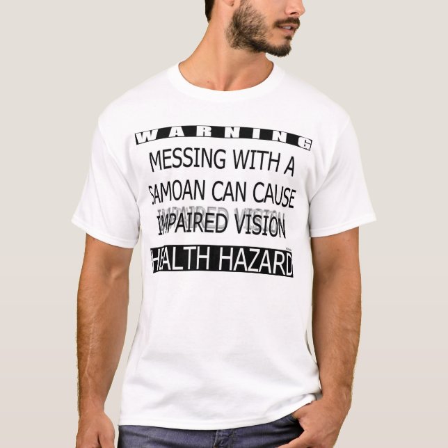 Warnung T-Shirt (Vorderseite)