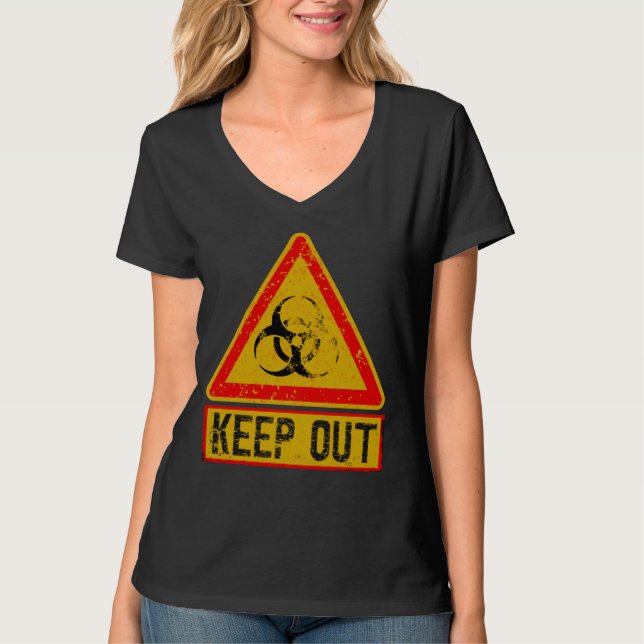 Warnung T-Shirt (Vorderseite)
