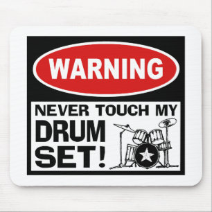 WARNUNG - TROMMELN MOUSEPAD