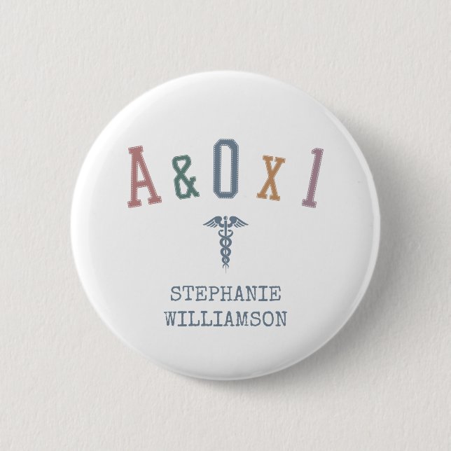 Warnung und Orientierung an Person A&OX1 Krankenge Button (Vorderseite)