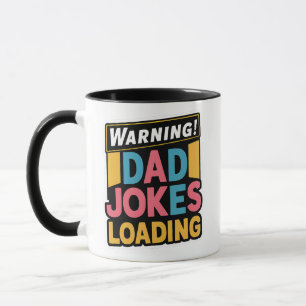 Warnung Vater Jokes Loading, Fun & Quirky Kaffee T Tasse