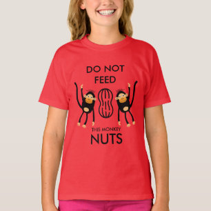 Warnung vor Nussallergie bei Kindern T-Shirt
