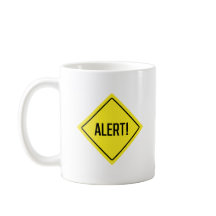 Warnung! Warnzeichen | Klassische Tasse