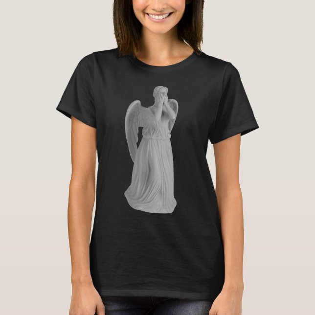 Warnung - Wehender Engel - Blinken Sie nicht 2 T-Shirt (Vorderseite)