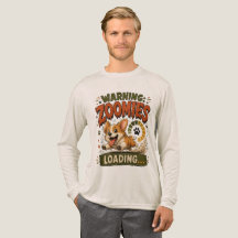 "Warnung Zoomies laden"Lustiger Corgi-Fan Retro