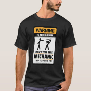 Warnung zur Vermeidung von Verletzungen Erzählen S T-Shirt