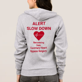 Warnungen nach unten von der Operation abklingen,  Hoodie