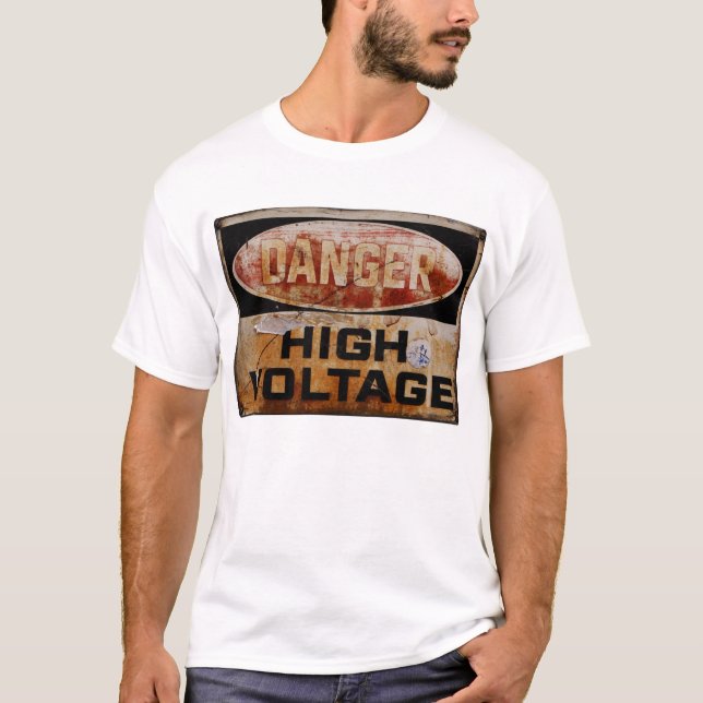 Warnzeichen 003 T-Shirt (Vorderseite)