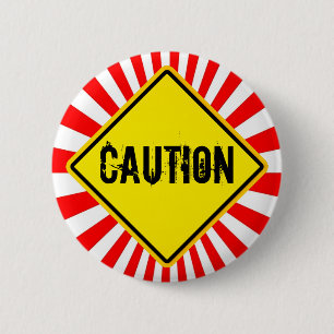 Warnzeichen Button