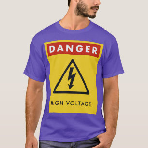 Warnzeichen für Hochspannung T-Shirt