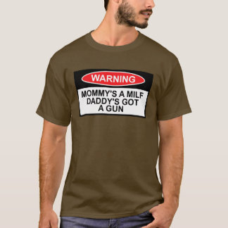 Warnzeichen, MILF Thema T-Shirt