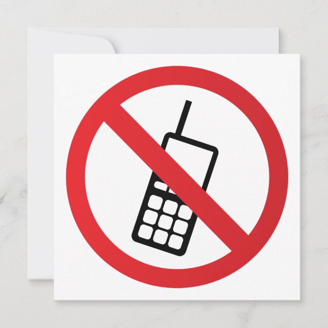 Warnzeichen ohne Anrufe (Vorderseite)