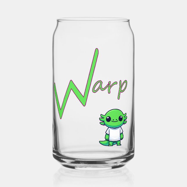 Warp Glass Tumbler Dosenglas (Vorderseite)