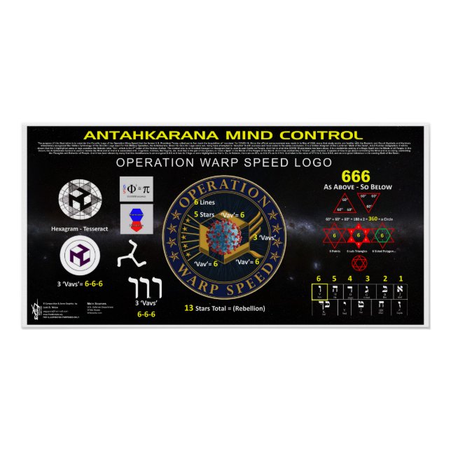 Warpgeschwindigkeit Poster (Vorderseite)