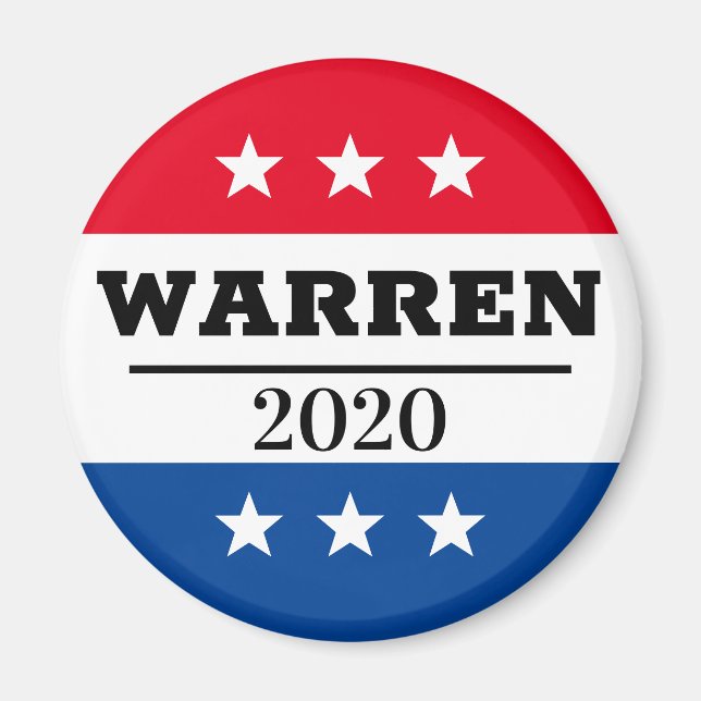 Warren 2020 magnet (Vorne)