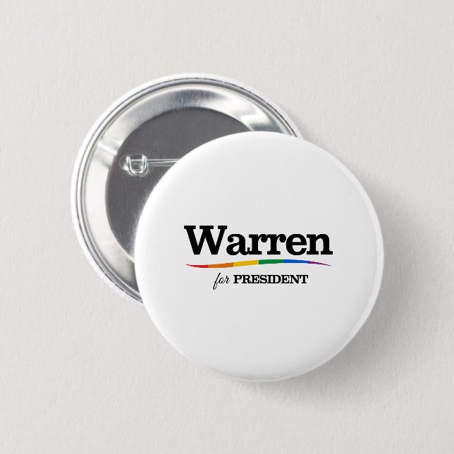 Warren als Präsident Button (Vorne & Hinten)