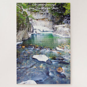 Warren Falls Vermont.Weihnachten