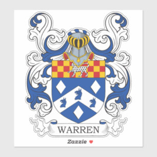 Warren Familienwappen Aufkleber