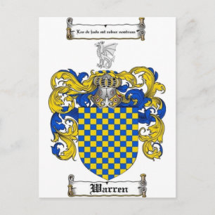 Warren Familienwappen Postkarte