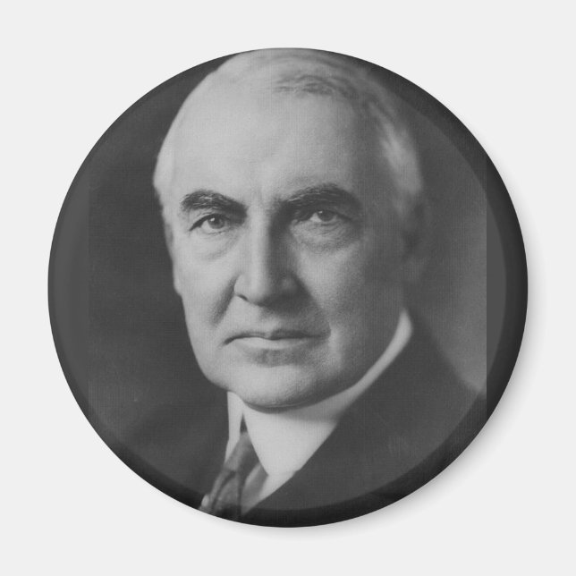 Warren G. Harding 29. Präsident Magnet (Vorne)