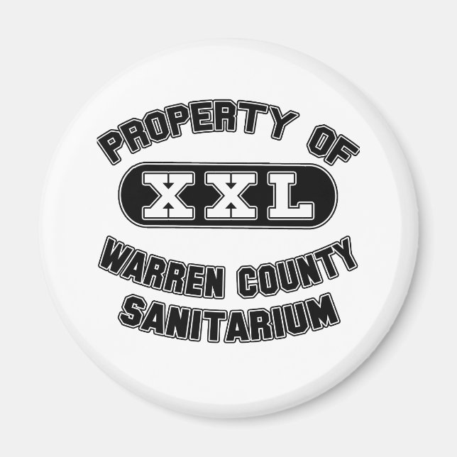 Warren Landkreis Sanitarium Products Magnet (Vorne)
