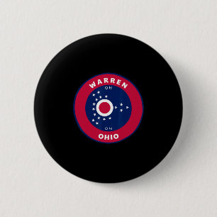 Warren Ohio Oh Flagge Abzeichen Rund Souvenir Button