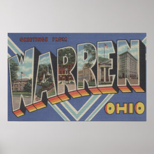 Warren, OhioLarge Letter ScenesWarren, OH Poster
