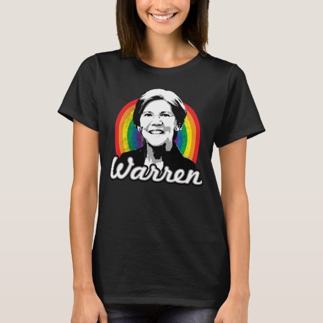 Warren Rainbow Pride T-Shirt (Vorderseite)