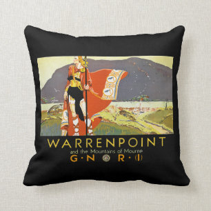 Warrenpint und das Mountians von Mourne Kissen
