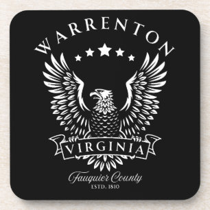 Warrenton Fauquier County Virginia Vintage Adler Getränkeuntersetzer