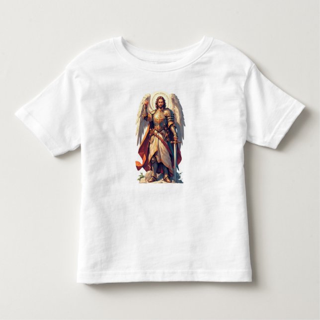 Warrior Archangel Michael Toddler's Tee Shirt (Vorderseite)