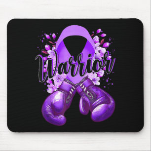 Warrior Boxhandschuhe Lila Band Lupus Mousepad
