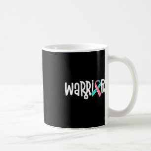 Warrior BRCA Brustkrebs-Bewusstsein Vorhersagemase Kaffeetasse
